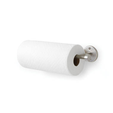 Vertical mounted discount paper towel holder